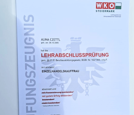 Erfolgreicher Lehrlingsabschluss bei Dehner