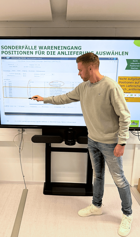 Durchführung der Schulungstermine